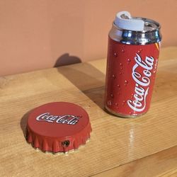 Two Vintage Coca-Cola Cigarette Lighters 