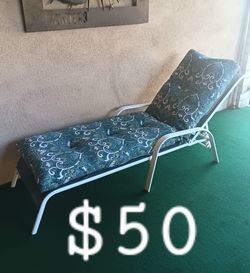 Adjustable Patio Chaise Lounge  Nice!