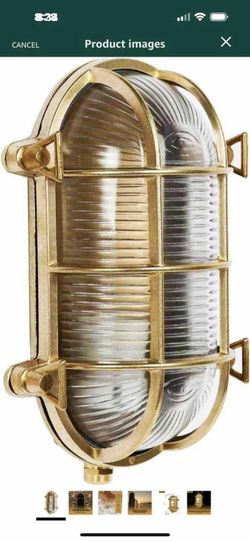 🔹💥NEW-SOLID BRASS~Nautical-Bulkhead-Flush-Mount-Light💥🔹