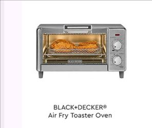 Black and decker toaster oven and air fryer