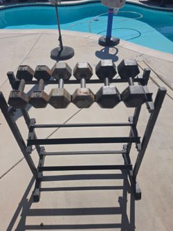 3 tier dumbbell rack