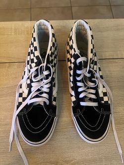 Vans Sk8-Hi Checkerboard High-Top Sneakers