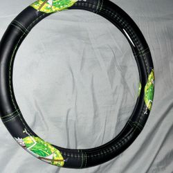 Rick And Morty Steering Wheel Cover