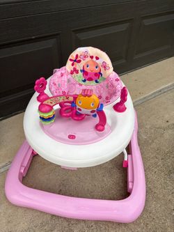Pink Baby Walker with Activity Tray