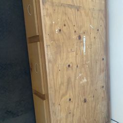 Twin Solid Wood Bed Frame with Storage Drawers