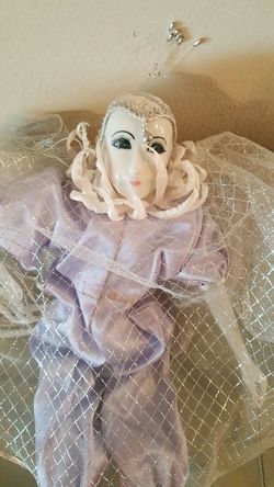 Silvestre doll crafter classics 17" Vintage Bone China Doll