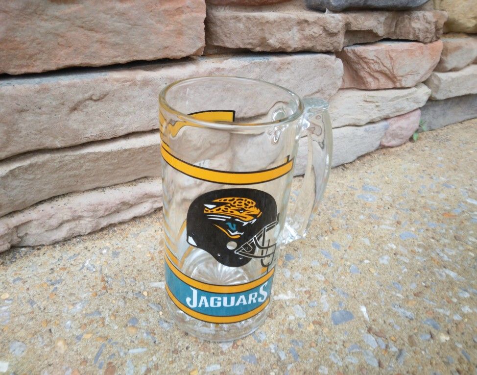 Jacksonville Jaguars NFL Glass Mug