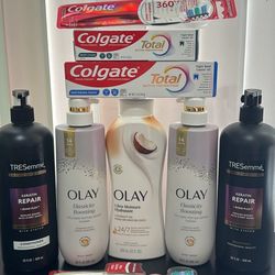 TRESemmé, Olay, and Colgate Personal Care Bundle