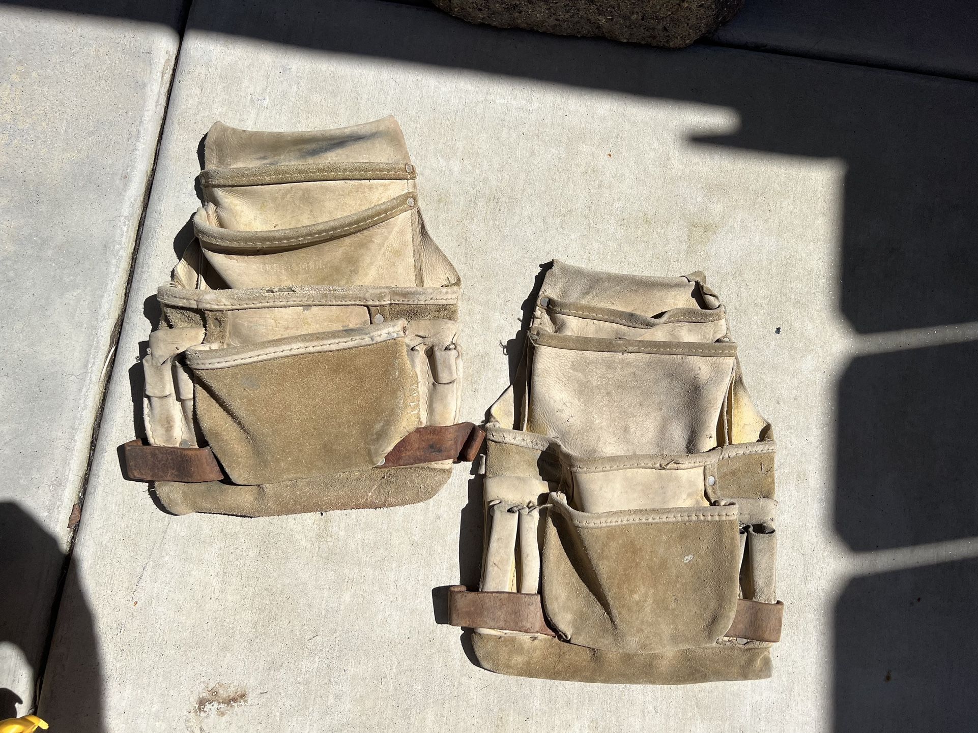 Leather Nail Bags Used