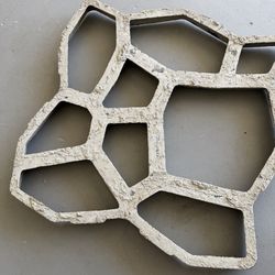 Concrete cement stamp decoration