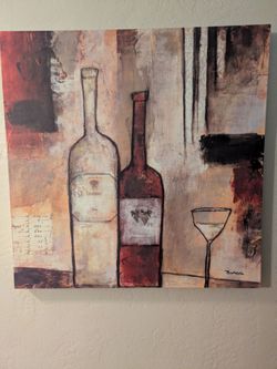 Wine Bottle Canvas Print