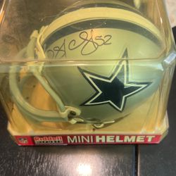Dexter Coakley Signed Mini Helmet