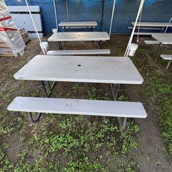 Lifetime 6’ Folding Picnic Tables