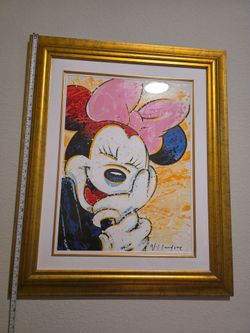 David Willardson Minnie Mouse in the Pink Disney 136/195 HAND SIGNED