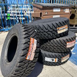 35x12.50R17 Arroyo Tamarrock Mud Terrain Set of Tires Installed and Balanced Set de Llantas Nuevas Instaladas y Balanceadas