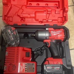 Milwaukee M18 1/2 Fuel High Torque Impact Wrench Kit Check Description For Details