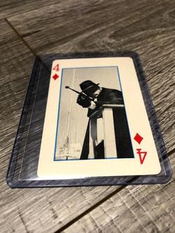 1966 Green Hornet Bruce Lee Kato Playing Card 4 of Diamonds Vintage