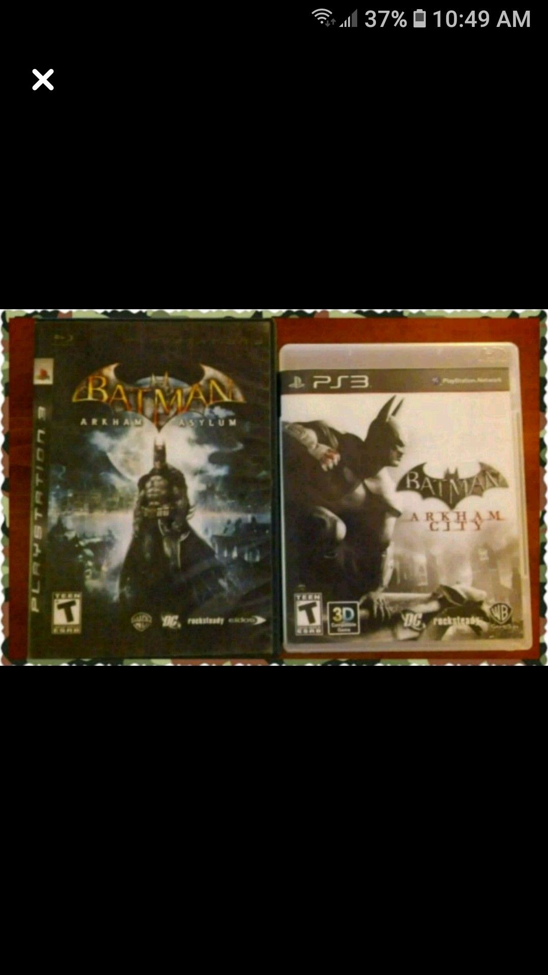 (2) Batman PS3 games