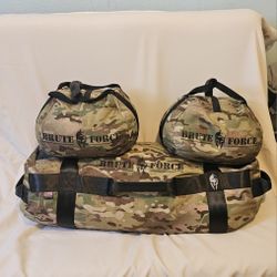 Brute Force Training Classic Sandbag And 2 Sand KettleBells In Multicam