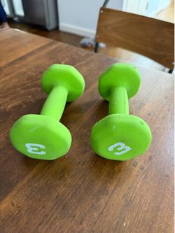 3 lb dumbbells