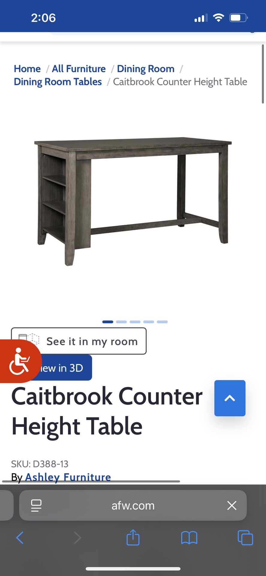 Dining Table (Dark Walnut)