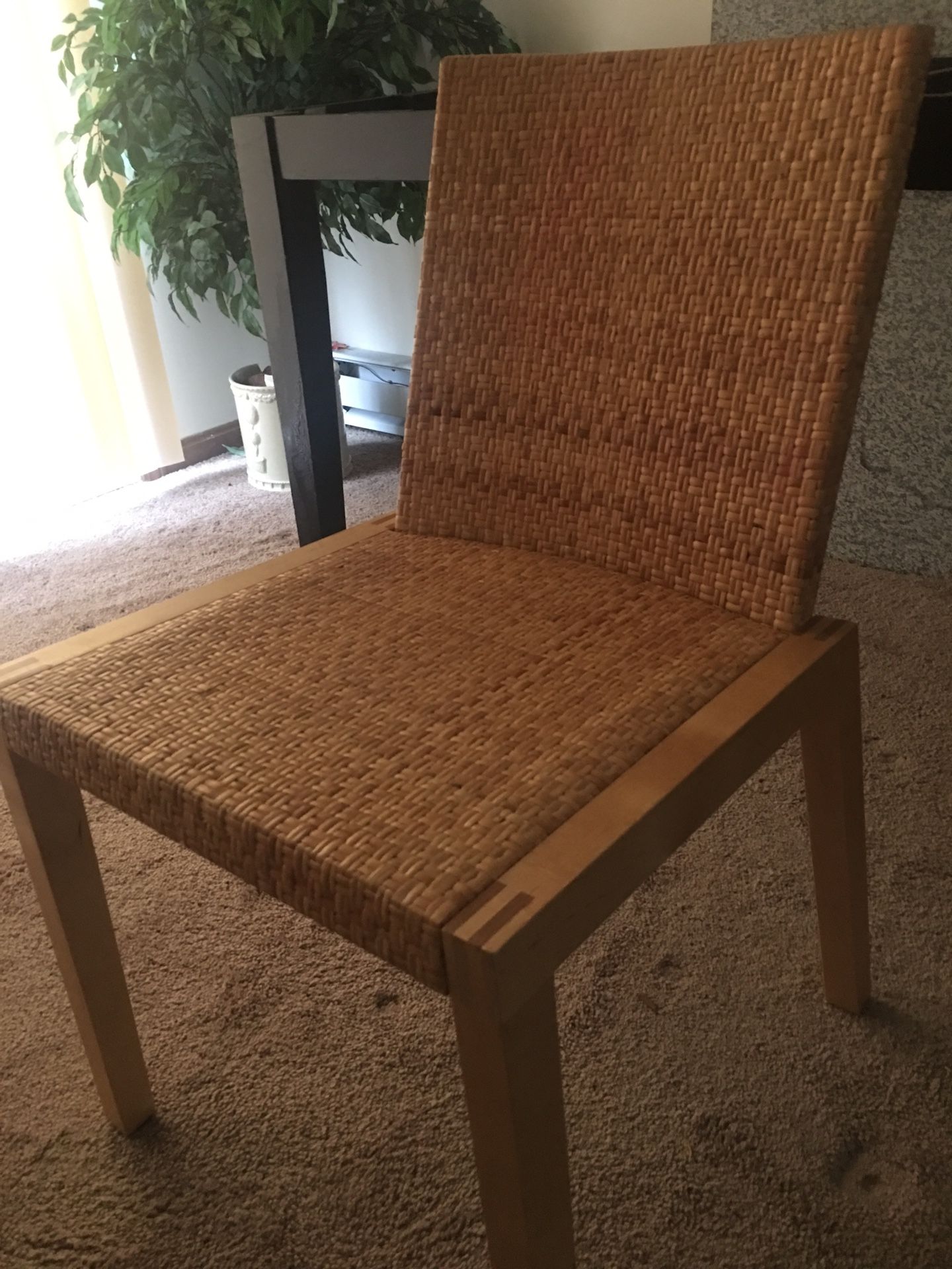 IKEA BAMBOO CHAIRS set of 4