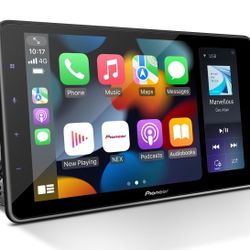 Pioneer DMH-WT3800NEX Digital Multimedia Receiver with Wireless Apple CarPlay and Android Auto, 9” Capacitive Floating Screen, Single-DIN, Built-in Bl