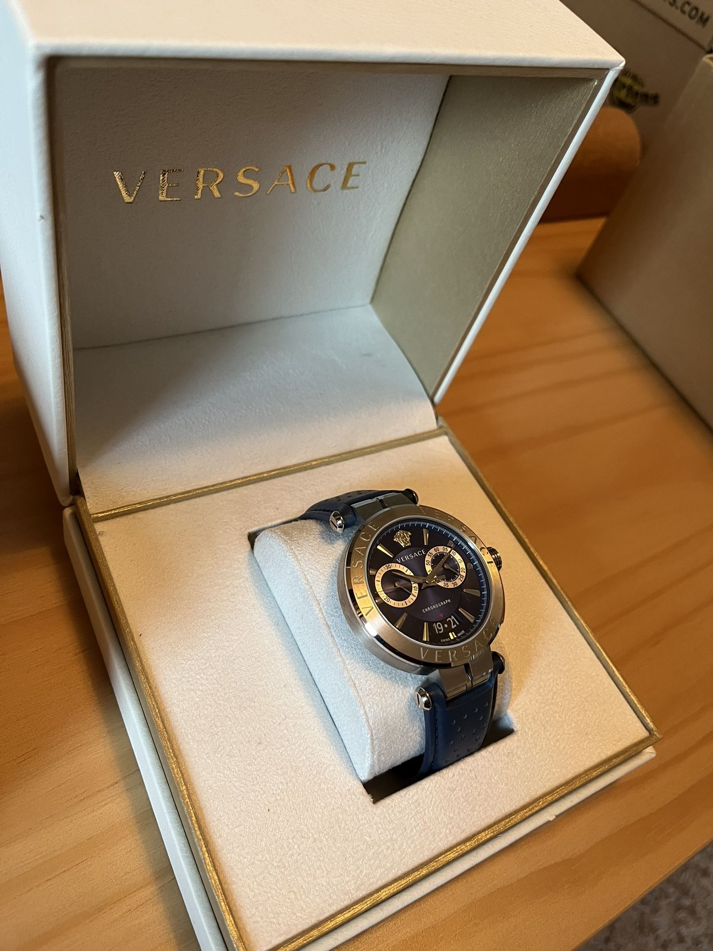 Versace Watch Worn One Time In New Shape 