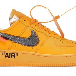 Off White Air Force 1 Lemonades Size 11