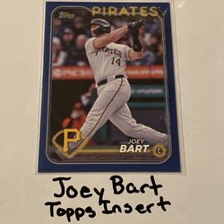 Joey Bart Pittsburgh Pirates Catcher Topps Short Print Insert Card. 