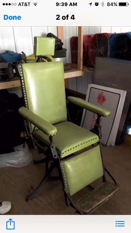 Mcdannold Antique surgical chair worlds fair