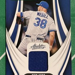 Tylor Megill 2022 Absolute Baseball Rookie Threads Green Card #60 New York Mets