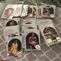 Over 150 1990 Hoops Basketball Cards