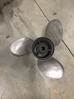 14-1/4” x 20” stainless steel prop