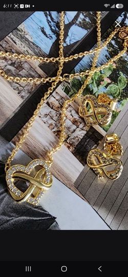 Pandora Sparkling Infinity Heart Gold set