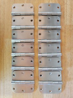 New 3-1/2" Door Hinges (all 12 hinges for $10)
