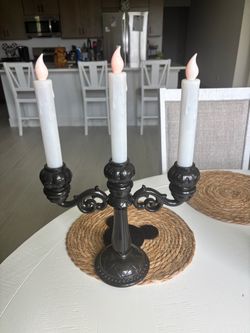 Halloween candle stick holder