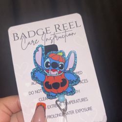 stitch badge reel