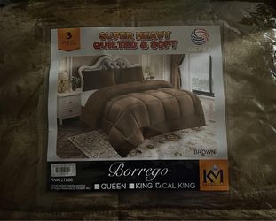 Cobija de borrego de cal king size