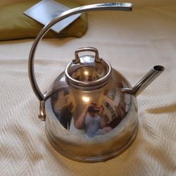 Mauviel 1830 Stainless Steel Tea Kettle From Table Collection