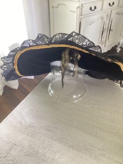 Halloween costume hat pirates hat/victorian ladies hat