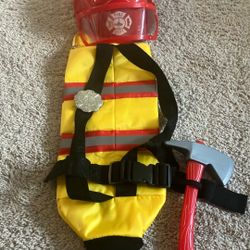 Kids 4-6 Fireman Costume & Accessories