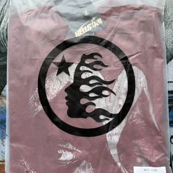     HELLSTAR — “Jesus Emblem T-Shirt,” Red (HSR114)