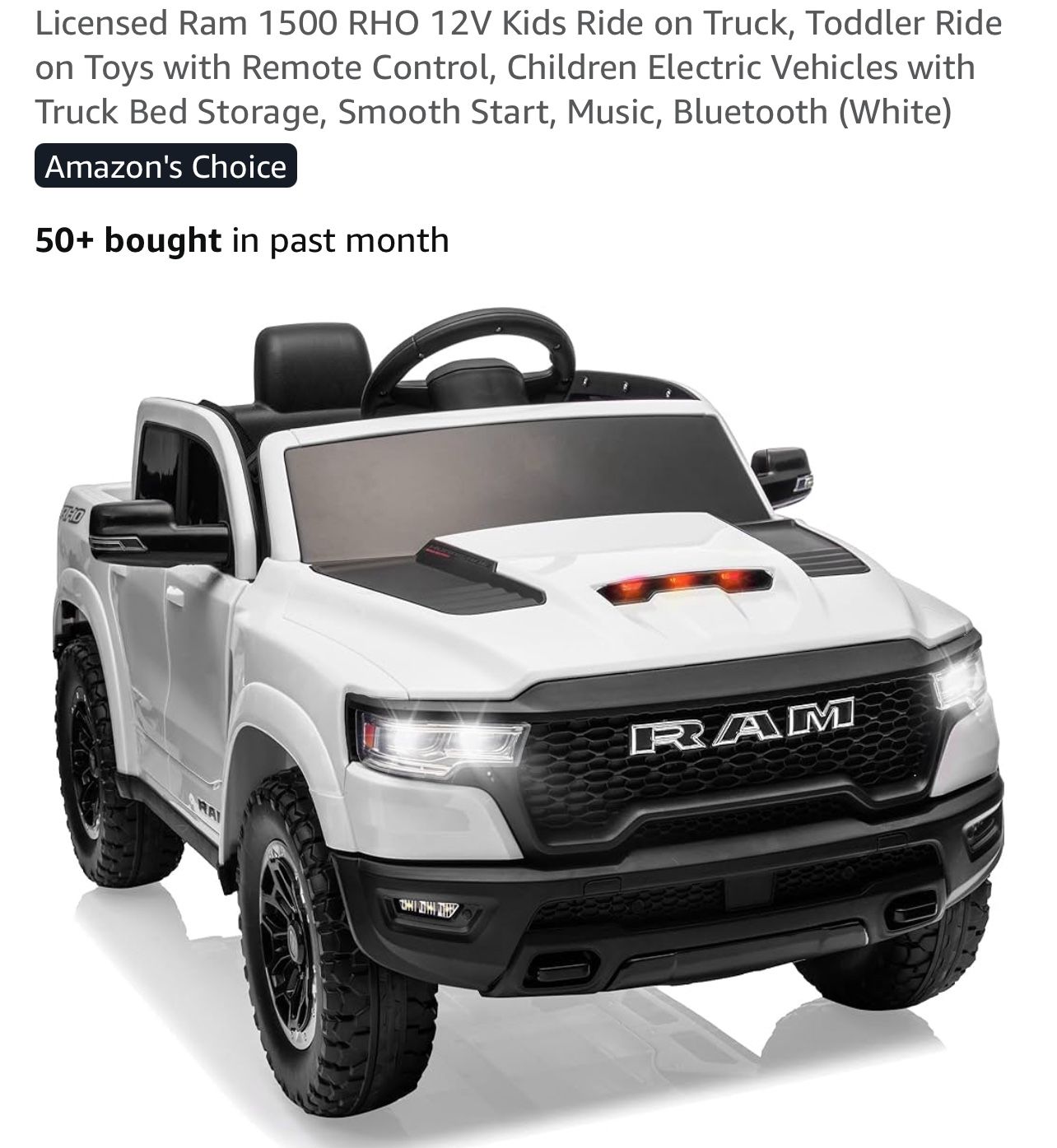 ELECTRIC 12 V RIDE ON RAM