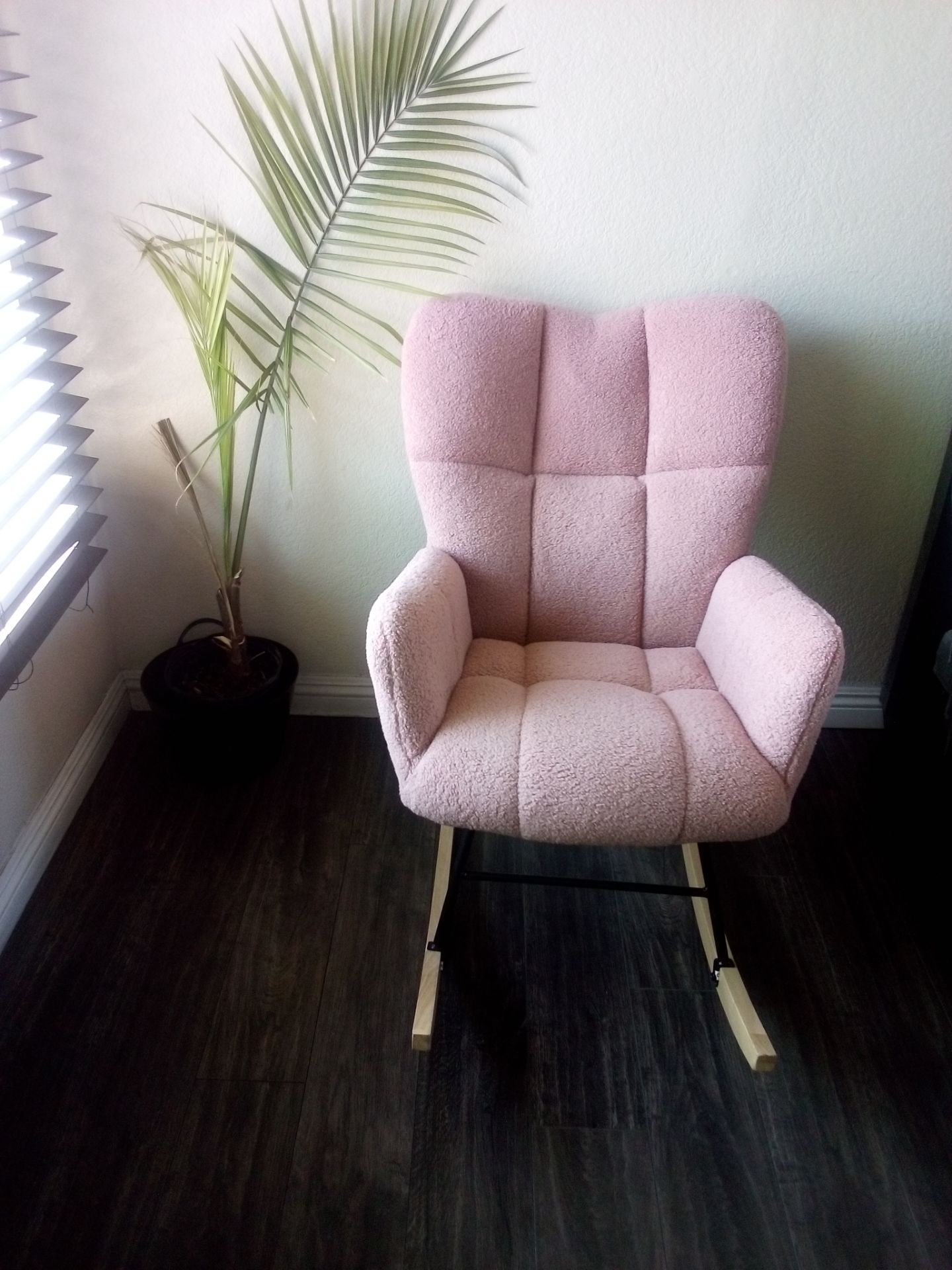 Pink rocking chair new #60