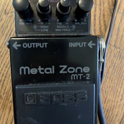 Boss MT-2 Metal Zone 30th Anniversary Guitar Pedal Distortion 