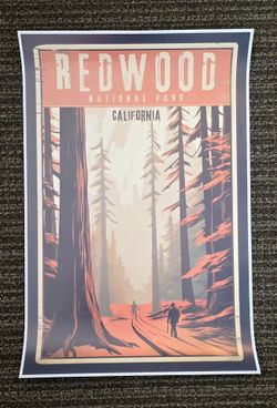 Redwood National Park poster