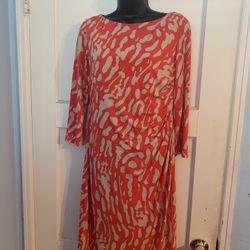 Eliza J. Women Dress Multicolored Size 4 Long Sleeve Sheath