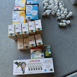 85 LED Bulbs Includes both Soft White and Daylight - Moving Sale!!