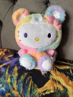 Hello Kitty, tie-dye plush